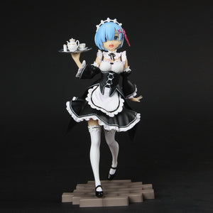 22cm Re Life in a different world from Zero Rem Ram re zero PVC Action Figures