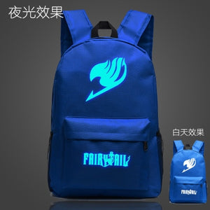 Harajuku Fairy Tail Star Magic Guild logo shoulder  zipper bag rucksack