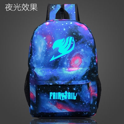 Harajuku Fairy Tail Star Magic Guild logo shoulder  zipper bag rucksack
