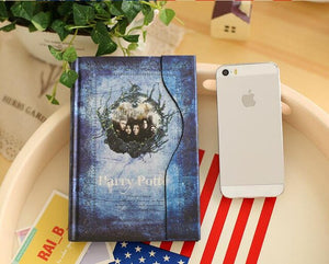 Harry Potter Diary Notebook Retro Hard Cover magnetic snap Notepad