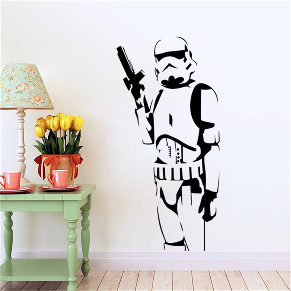 Star Wars Wall Sticker  Home Decoration Accessories Decor Self Adhesive