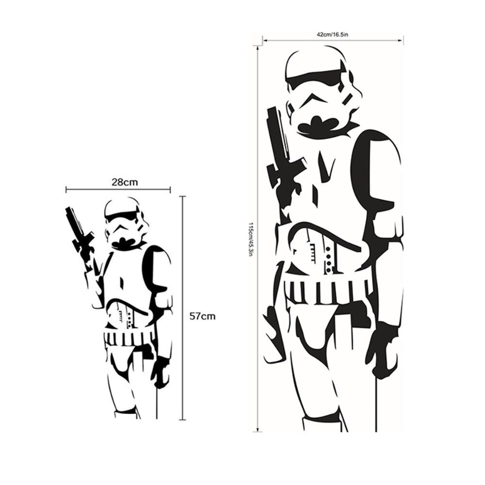 Star Wars Wall Sticker  Home Decoration Accessories Decor Self Adhesive
