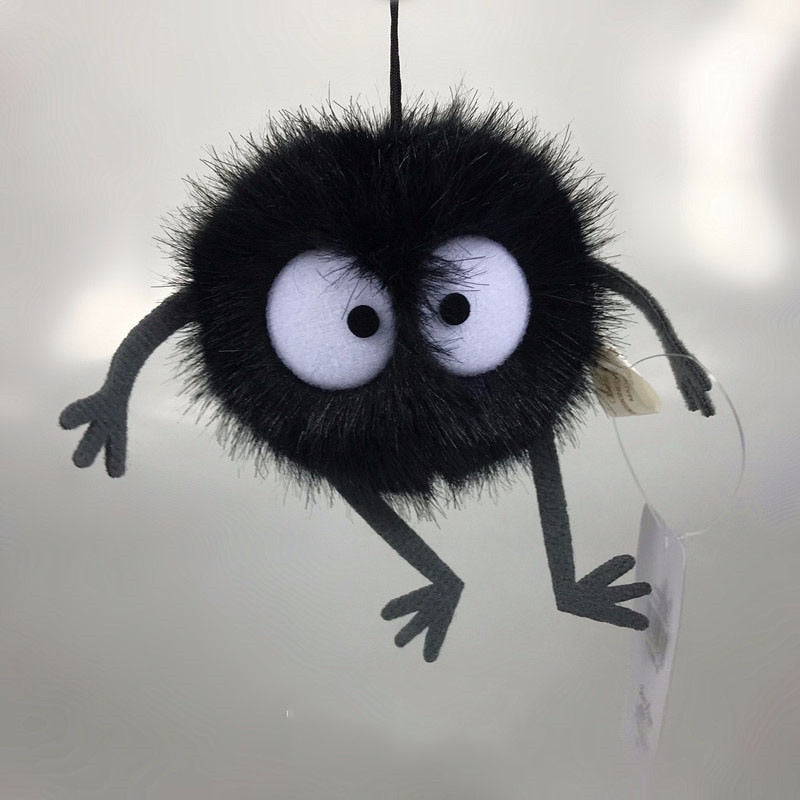 Plush Toys Spirited Away Small Pendant Plush Toy Black Carbon Coal Ball Dust Elf Doll