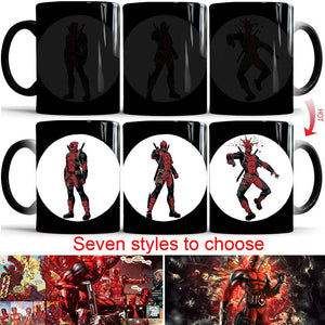 Deadpool Funny Mug Ceramic Heat Change Cup Coffee Mug