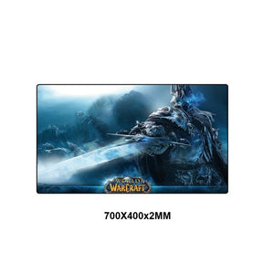 XL World of Warcraft Gaming Mouse Pad Large Customized Speed Rubber Desktop Notebook Mat 70x40cm